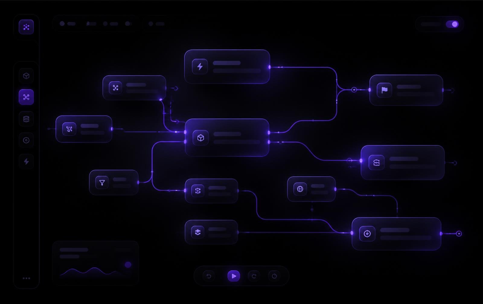 Interface do projeto Motor de Automação