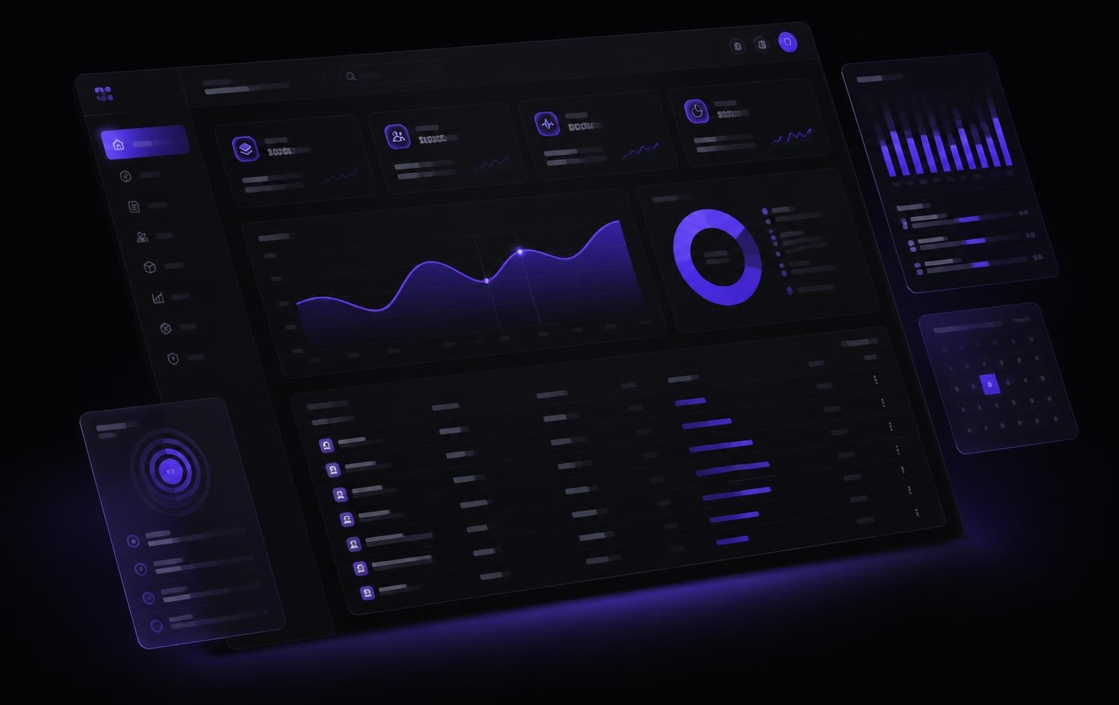 Interface do projeto Plataforma de Gestão